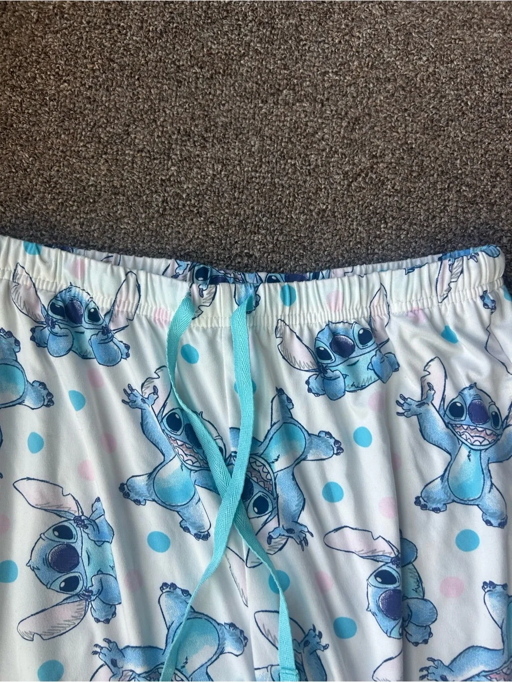 Really cute Polkadot Disney Skitch sweatpants